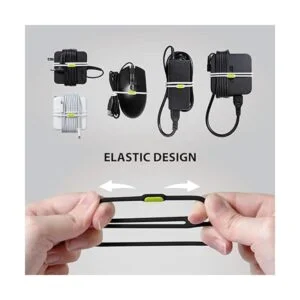 Hueso Doble cable de sujeción organizador de cables de_2