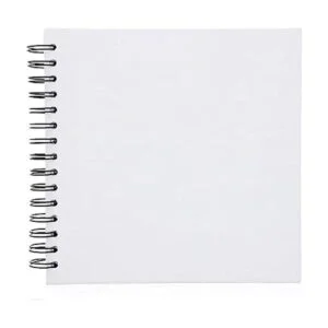 lbum de fotos de tapa dura en blanco 8 x 8 pulgadas