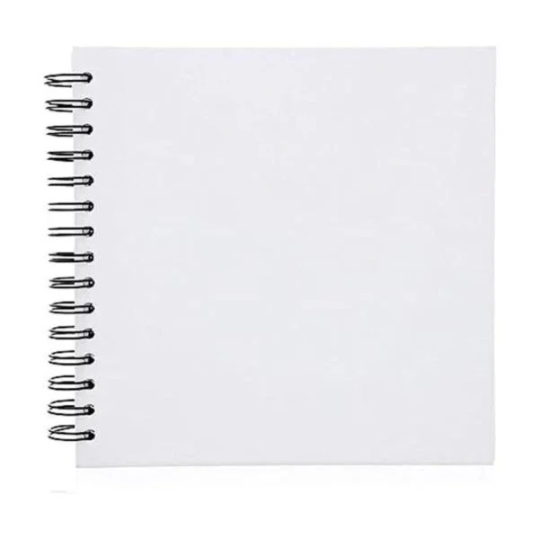 lbum de fotos de tapa dura en blanco 8 x 8 pulgadas