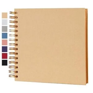 lbum de fotos de bricolaje con tapa dura en blanco para_1