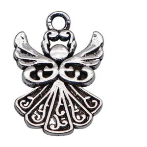 ngel colgante de plata ngel Plata Tibetana Plata_1