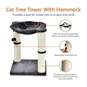 rbol para gato tipo condominio torre para gato con cama_4