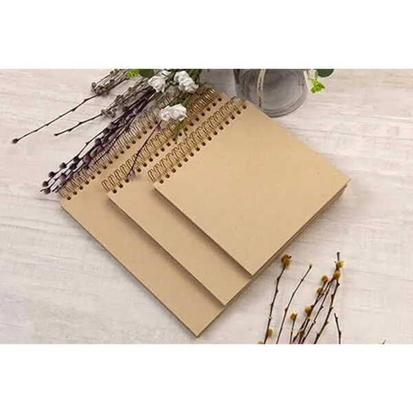 lbum de fotos de bricolaje con tapa dura en blanco para_6