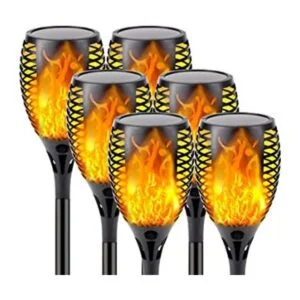 Paquete de 6 antorchas solares de tamaño súper_1