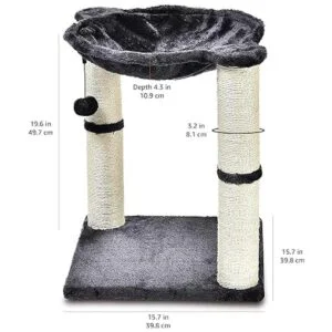 rbol para gato tipo condominio torre para gato con cama_5