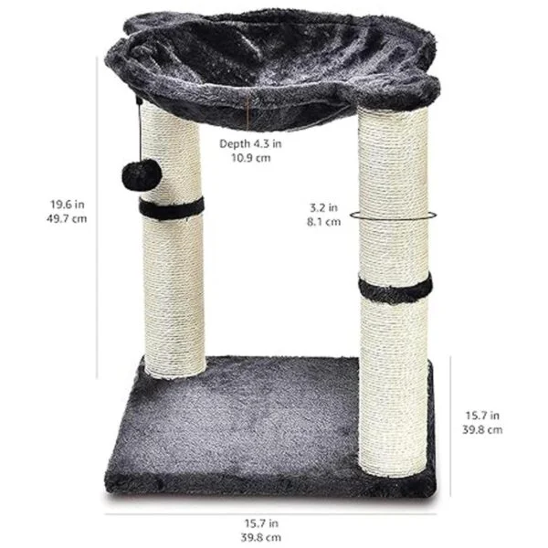 rbol para gato tipo condominio torre para gato con cama_5