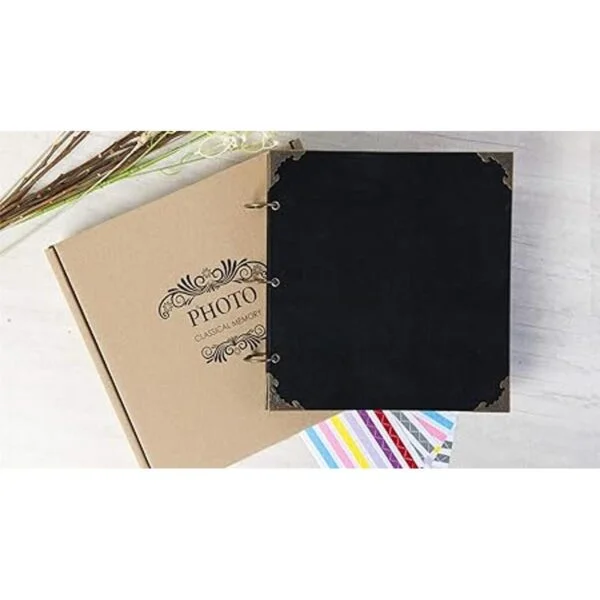 lbum de fotos de cuero de tapa dura de 10 x 10 pulgadas