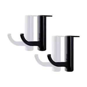 yueton 4pcs Blanco y Negro auricular Headset percha de_1