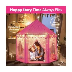 wilwolfer tienda de campaña tipo castillo de princesa para_2