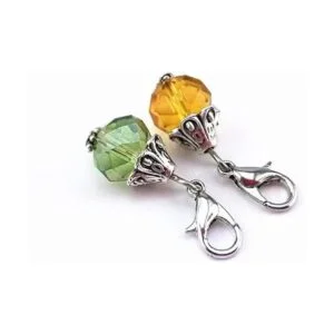 yueton 20 dijes colgantes de cristal de colores surtidos_5