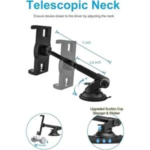 woleyi Soporte para tablet de coche tubo telescópico con_3