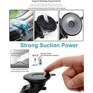 woleyi Soporte para tablet de coche tubo telescópico con_5