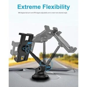 woleyi Soporte para tablet de coche tubo telescópico con_4