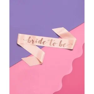 xo Fetti Banda de despedida de soltera de oro rosa Novia