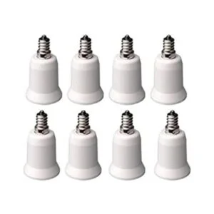 yueton Pack de 8 E12 Candelabro Tornillo para E26E27_1
