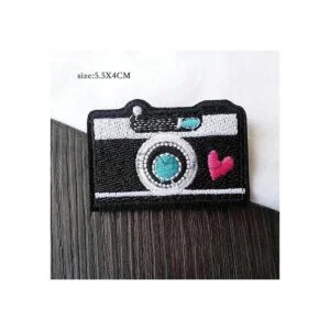 xunhui lindo de la cámara bordado parche para ropa de_2