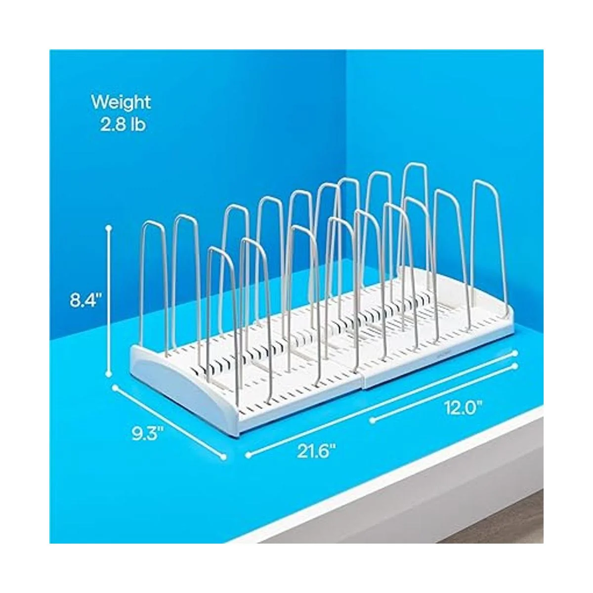 youCopia StoreMore Organizador de sartenes ajustable para_4