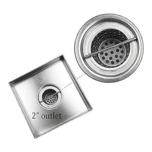 y escombros de 2 pulgadas solo drenaje de ducha de_6