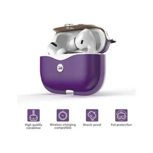 wenew Funda de cuero para Airpods Pro 2019 con_2