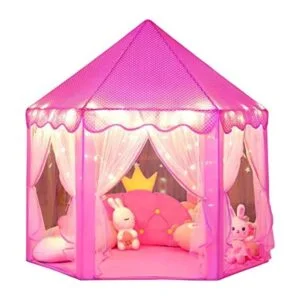wilwolfer tienda de campaña tipo castillo de princesa para_1