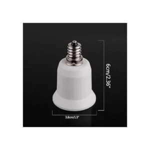 yueton Pack de 8 E12 Candelabro Tornillo para E26E27_3