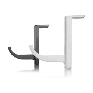 yueton 4pcs Blanco y Negro auricular Headset percha de_2