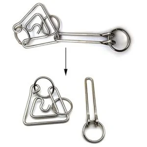 zooshine 4sets avanzada Metal Cerebro Puzzle teaserslas_4