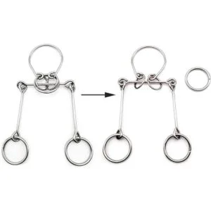 zooshine 4pcs Advanced metal Brain Teasers Puzzles Nivel_4