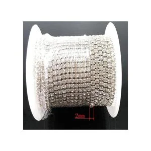 yueton cadena de estrás 11 yardas para joyeríaartesanía