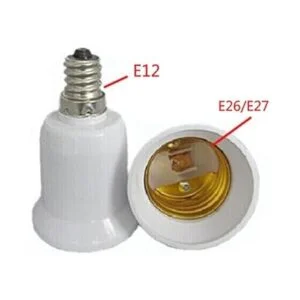 yueton Pack de 8 E12 Candelabro Tornillo para E26E27_2