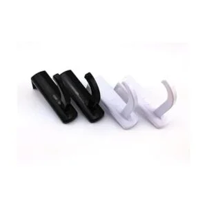 yueton 4pcs Blanco y Negro auricular Headset percha de_3