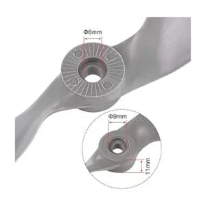 uxcell RC Hélices CW 9x6 pulgadas 2paletas para avión_3