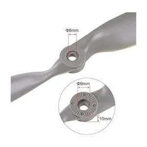 uxcell RC Hélices CW 11x5.5 pulgadas 2paletas para avión_3