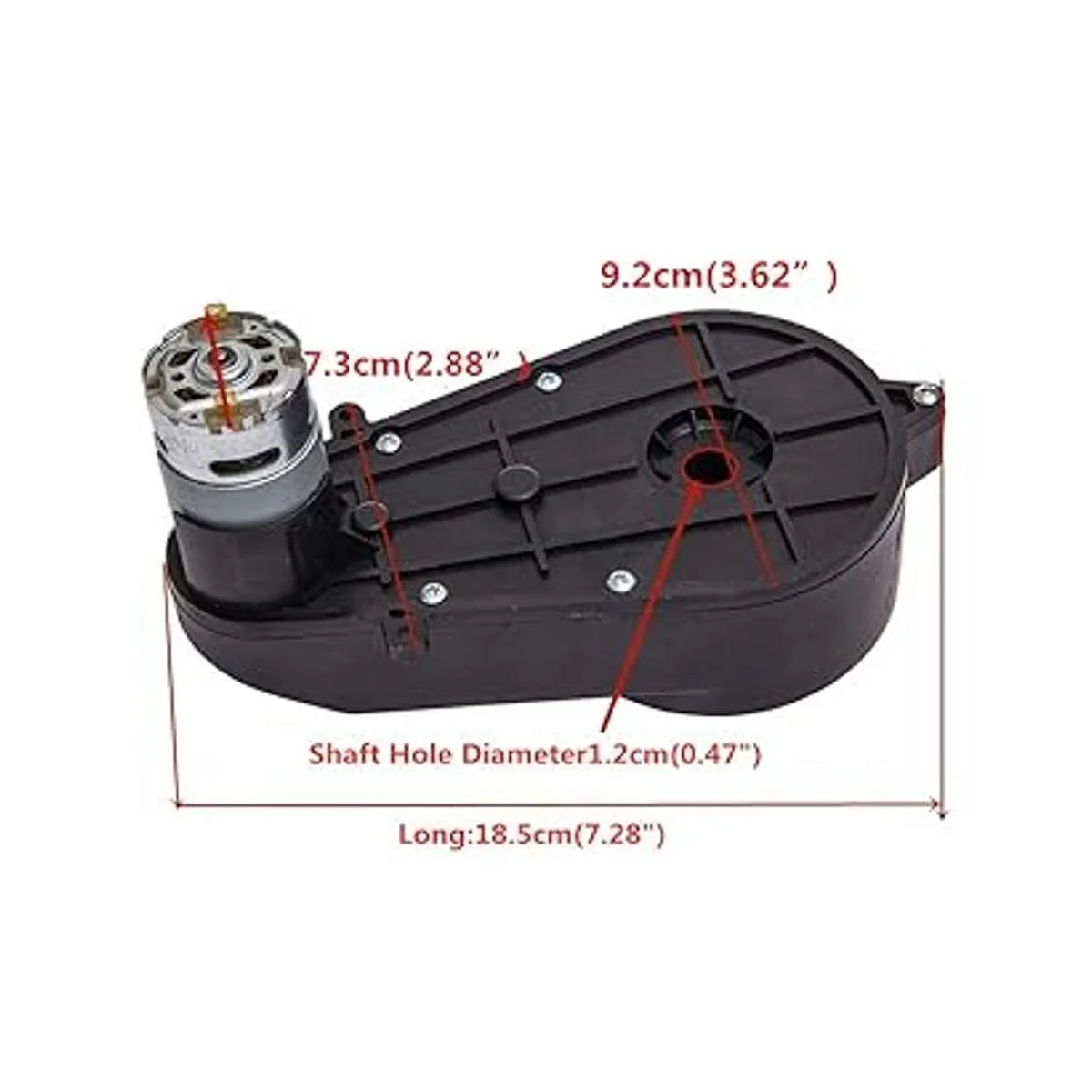 weelye 12V550 40000RPM Gearbox with High Torque 12V DC