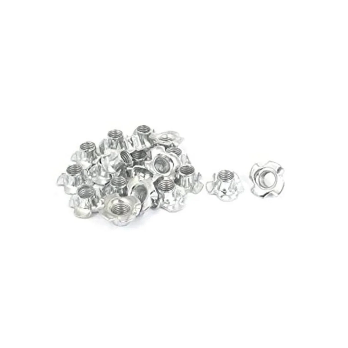 uxcell Tuerca en T M10 x 0.059 in 4 puntas para patas de_1