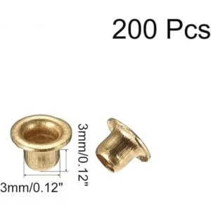 uxcell Remache hueco 0.118 in x 0.118 in agujero_3