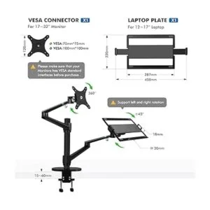 viozon Soporte para monitor y laptop 2 en 1 ajustable de_3