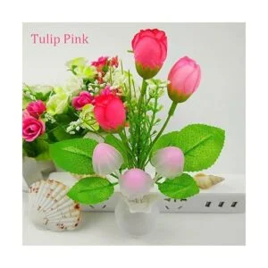 warmstor Seta Y La planta 7 colores luz LED de Noche con