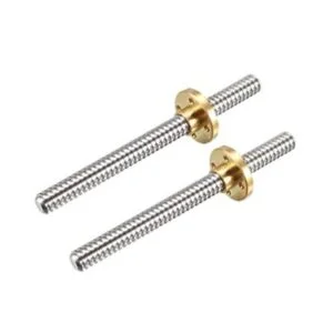 uxcell Varilla de tornillo de plomo T8 de 0.57 pulgadas de_1