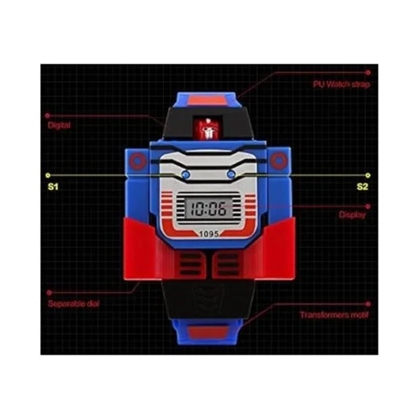 vigoroso reloj digital Pu de Transformers Bumblebee_4