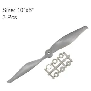 uxcell RC Propellers CW 10x6 Inch 2Vane for Airplane Nylon_2