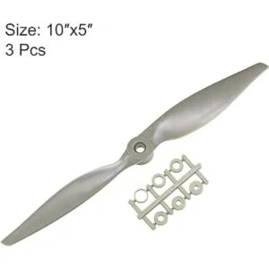 uxcell RC Hélices CW 10.0 x 5.0 in 2 paletas para avión_2