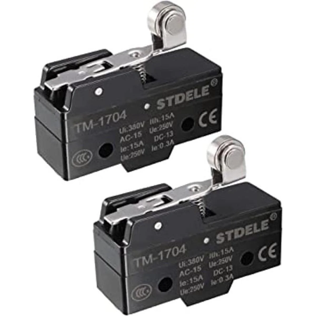 uxcell TM1704 SPDT 1NO1NC Montaje en Panel de Bisagra_1