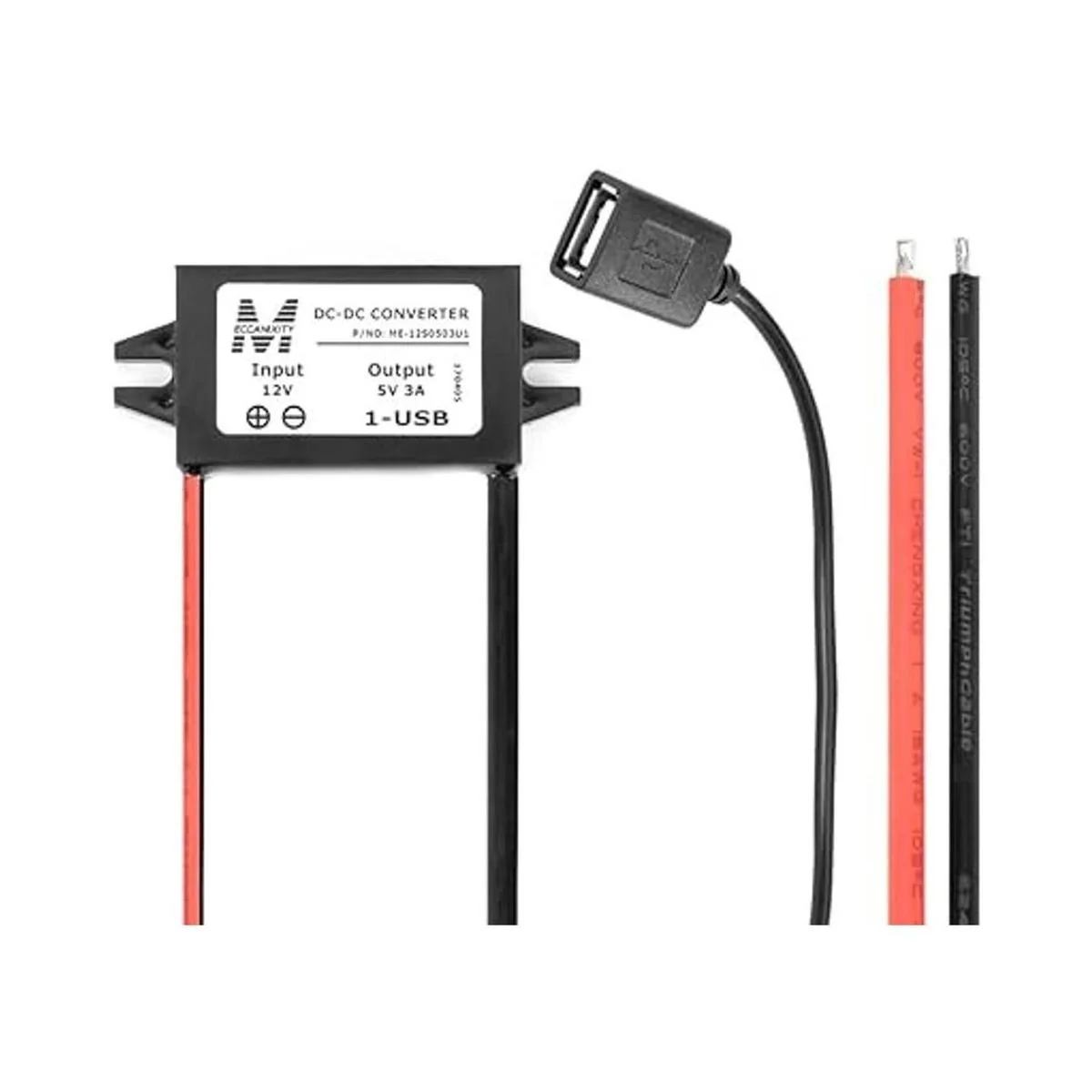 uxcell Regulador convertidor de corriente DC 12 V a DC 5 V_5