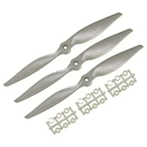 uxcell RC Hélices CW 10.0 x 5.0 in 2 paletas para avión_1