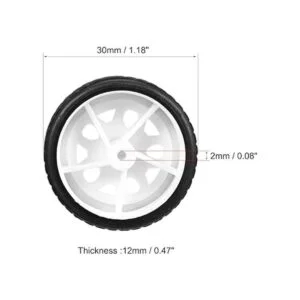 uxcell Rueda de plástico para coche con robot_3