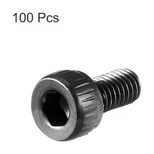uxcell Tornillos hexagonales de acero de aleación M3 x_3