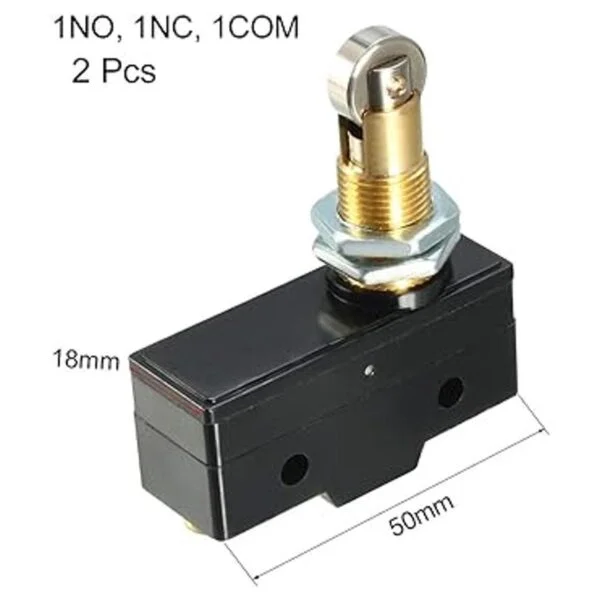 uxcell Z15GQ22B 1NO 1NC Panel de montaje en émbolo Micro_2