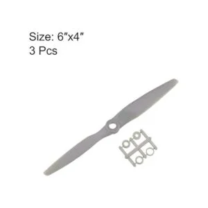 uxcell RC Propellers CW 6x4 Inch 2Vane for Airplane Nylon_2
