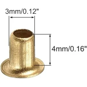uxcell Remache hueco 0.118 in x 0.157 in agujero_2